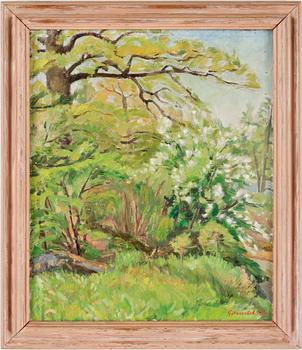 GEORG GYLLENSVÄRD, olja på duk, sign.