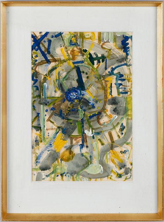 HERBERT GENTRY, blandteknik, sign och dat 62.