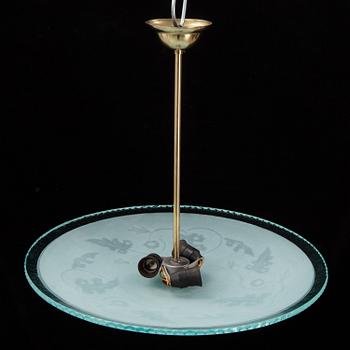 A 1940s ceiling light.