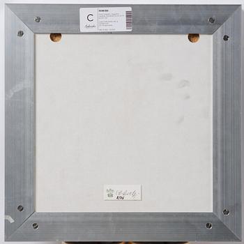 Victor Vasarely, a porcelain wall relief, Rosenthal Studio Linie, Germany, ed. 8/75.