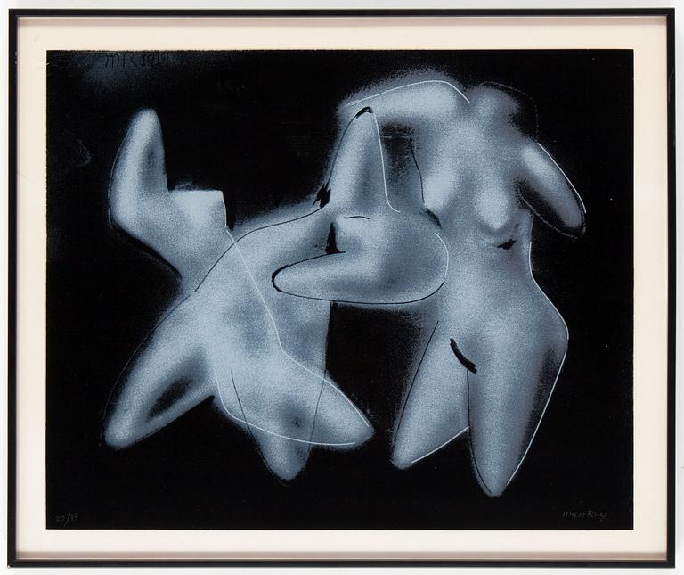 MAN RAY, serigrafi och plexiglas, 1971, inristad signatur, numrerad 20/35.