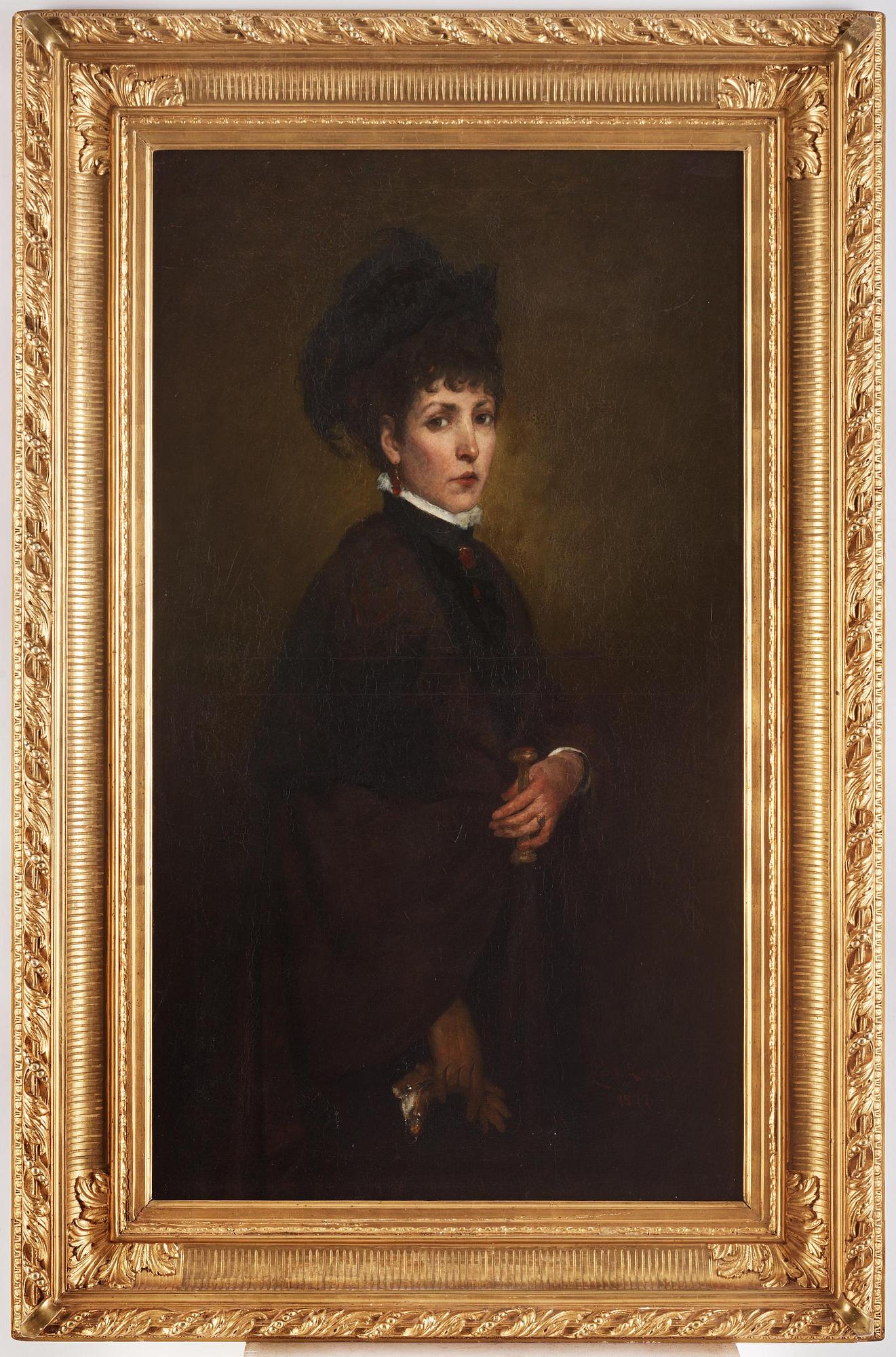 Carl Larsson, Målarinnan Wihelmina Holmgren.