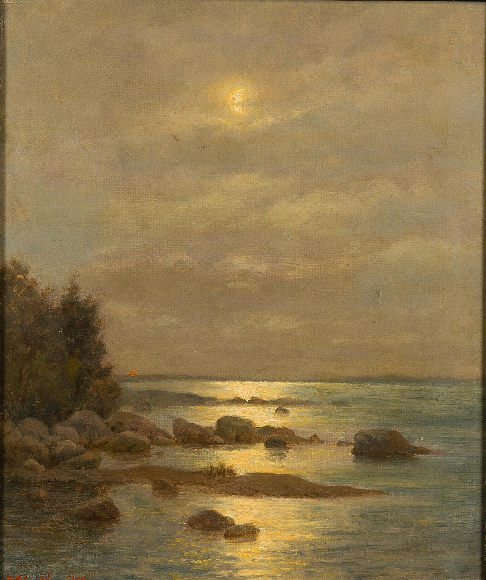 OSCAR KLEINEH, oil on canvaspanel, signed and dated -85.