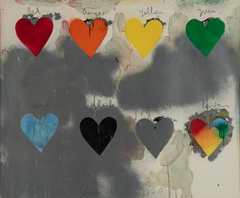 Jim Dine, färgoffset och serigrafi. Signerad och daterad i trycket.