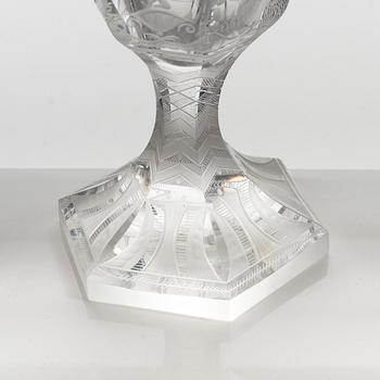 Simon Gate, a 'Six Graces' glass cup from Orrefors.