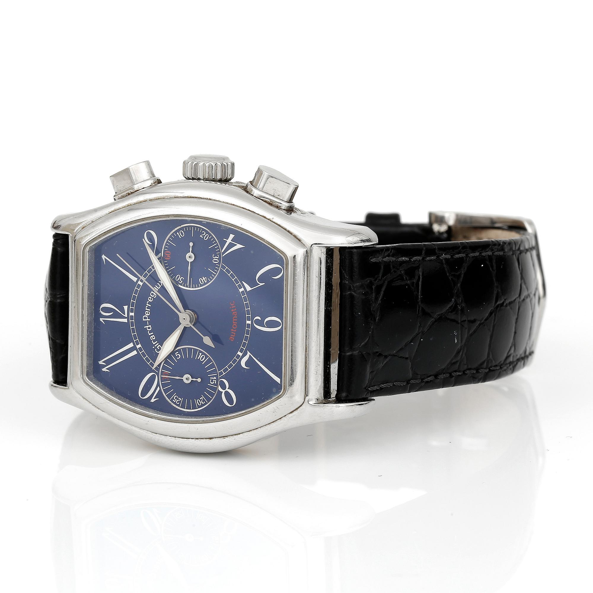 ARMBANDSUR, stål, Girard-Perregaux, Richeville Tonneau.