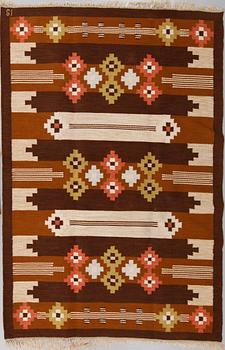 MATTA, rölakan, Ingegerd Silow, monogramsignerad IS, ca 246 x 169 cm.