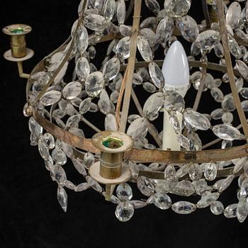 A gustavian style chandelier, 20th century.