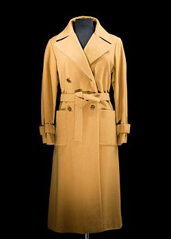 A 1970s wool coat by Hermès.