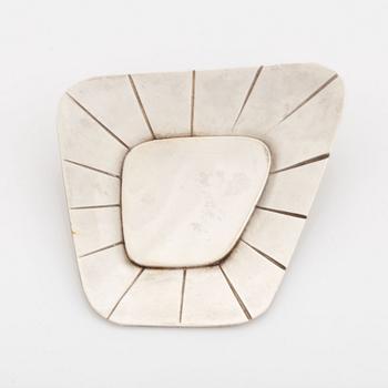 Armband och brosch, silver, SEB, Silvervarufirman Elsbri Ab.