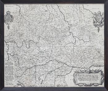 KARTA, gravyr, 16/1700-tal.