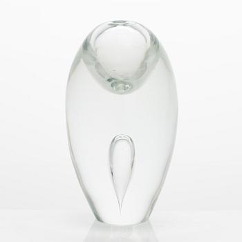 Timo Sarpaneva, a 'Teardrop' sculpture, model 3575, signed Timo Sarpaneva Iittala -55.