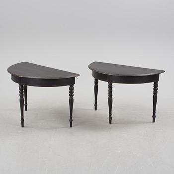 A pair of late 19th century tables.