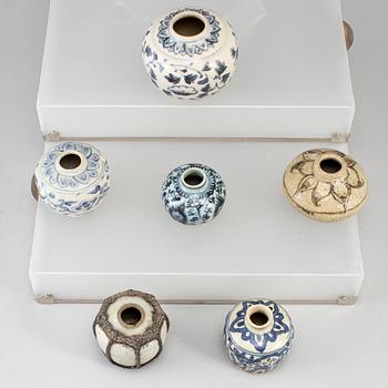 A group of blue and white ceramics, South East Asia, 18/19th Century.