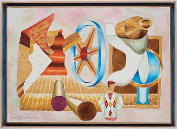 Erik Olson, oil on canvas, signed and dated 1937-85.