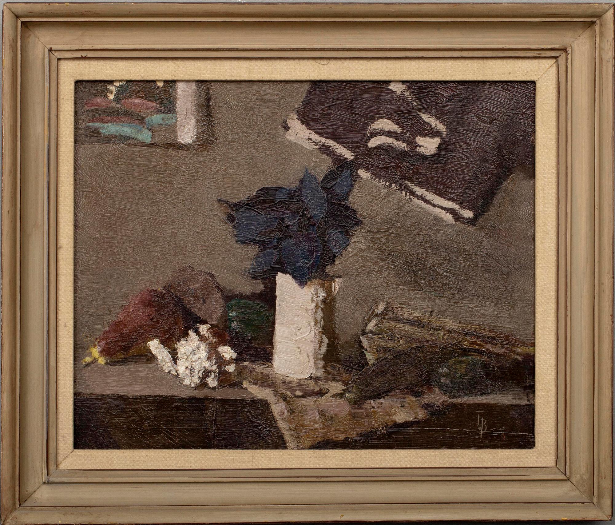 TUOMAS VON BOEHM (FINLAND), olja på skiva, sign.