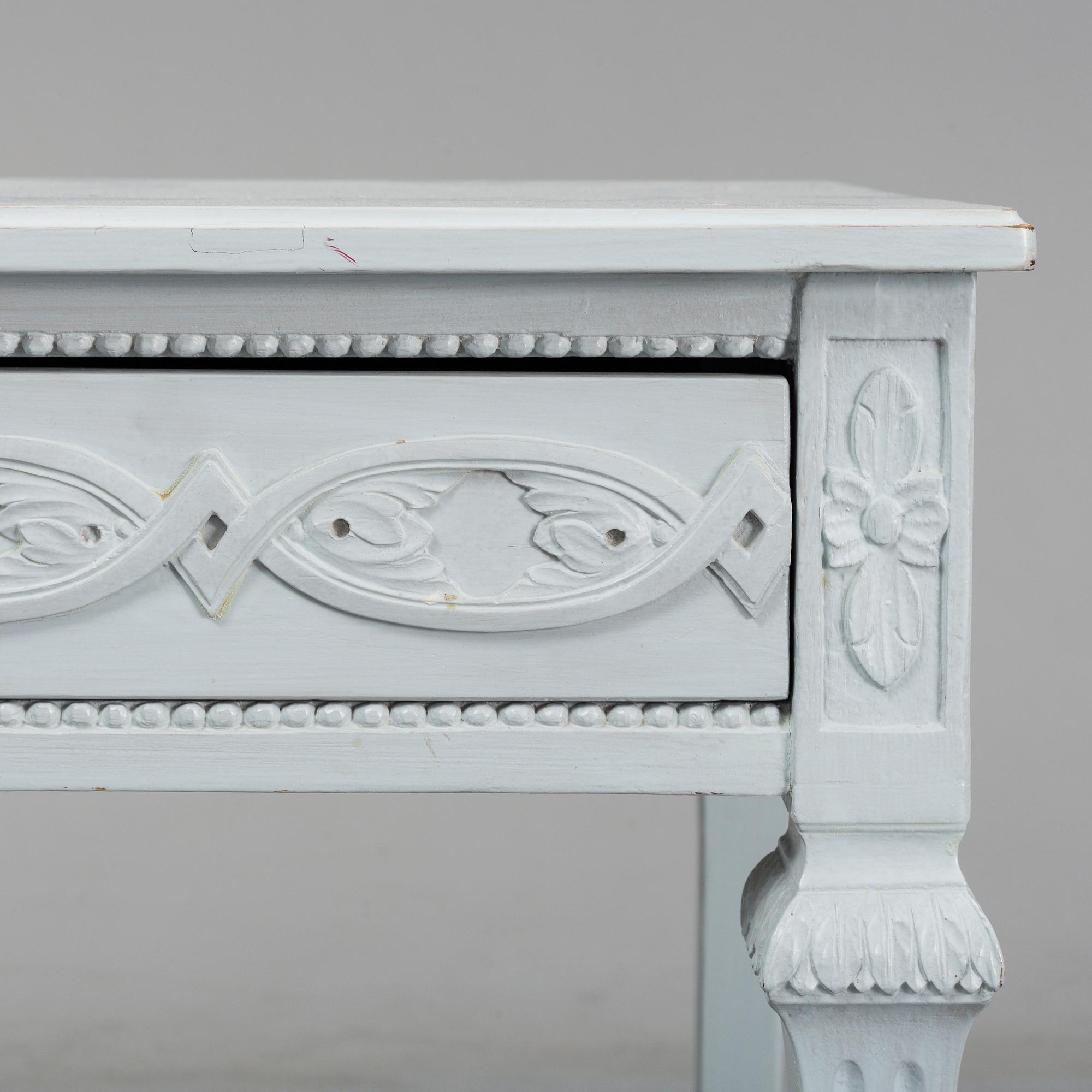 A late gustavian style table.