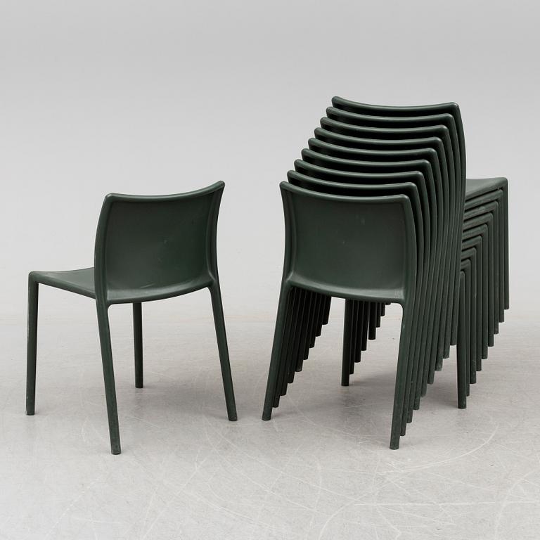 JASPER MORRISON, stolar, 10 st, "Air-Chair", Magis, Italien.