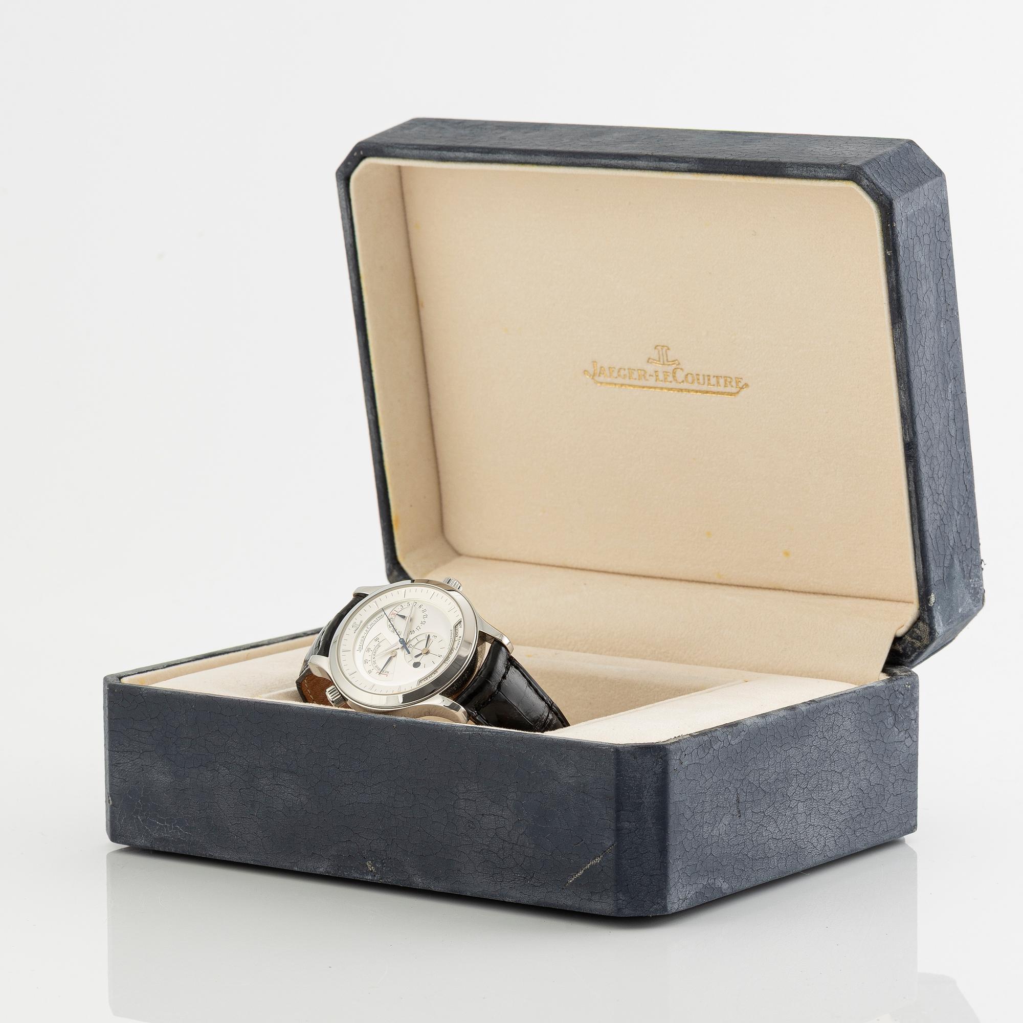 Jaeger-LeCoultre, Master Control Geographic, wristwatch, 38 mm.