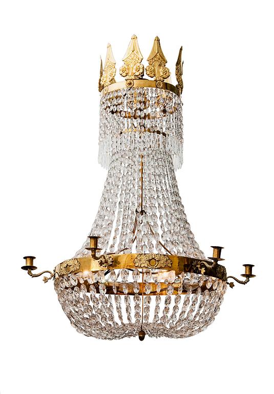TAKKRONA, empire, 1800-talets början. Höjd 100 cm.
