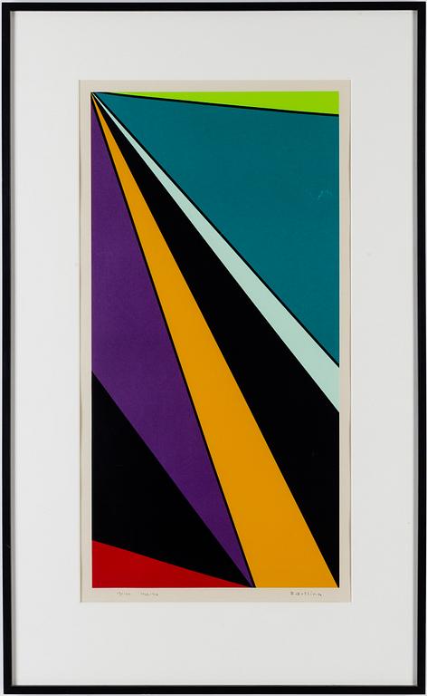 OLLE BAERTLING, screenprint, 1962-74, signed in ball point pen, numbered 13/100.