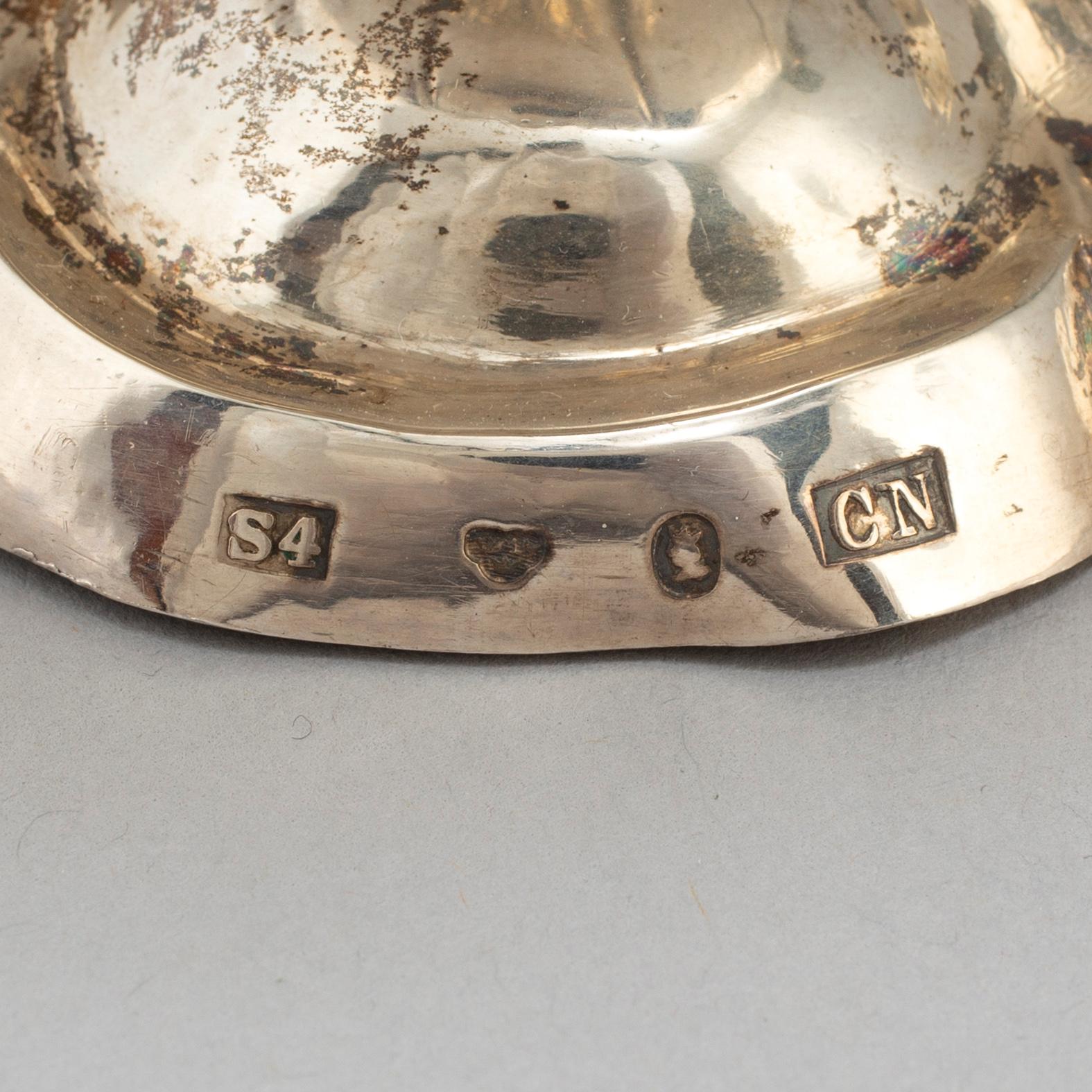 A Swedish 19th century silver coffee-pot, mark of Carl Nystrom, Stockholm 1848.