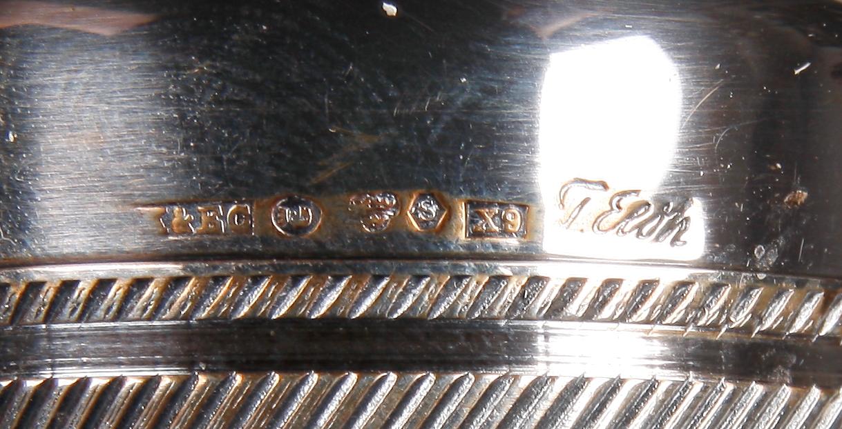 SKÅL SAMT LJUSSTAKAR, 2 st, silver, T Eldh. 1972 resp 1962.