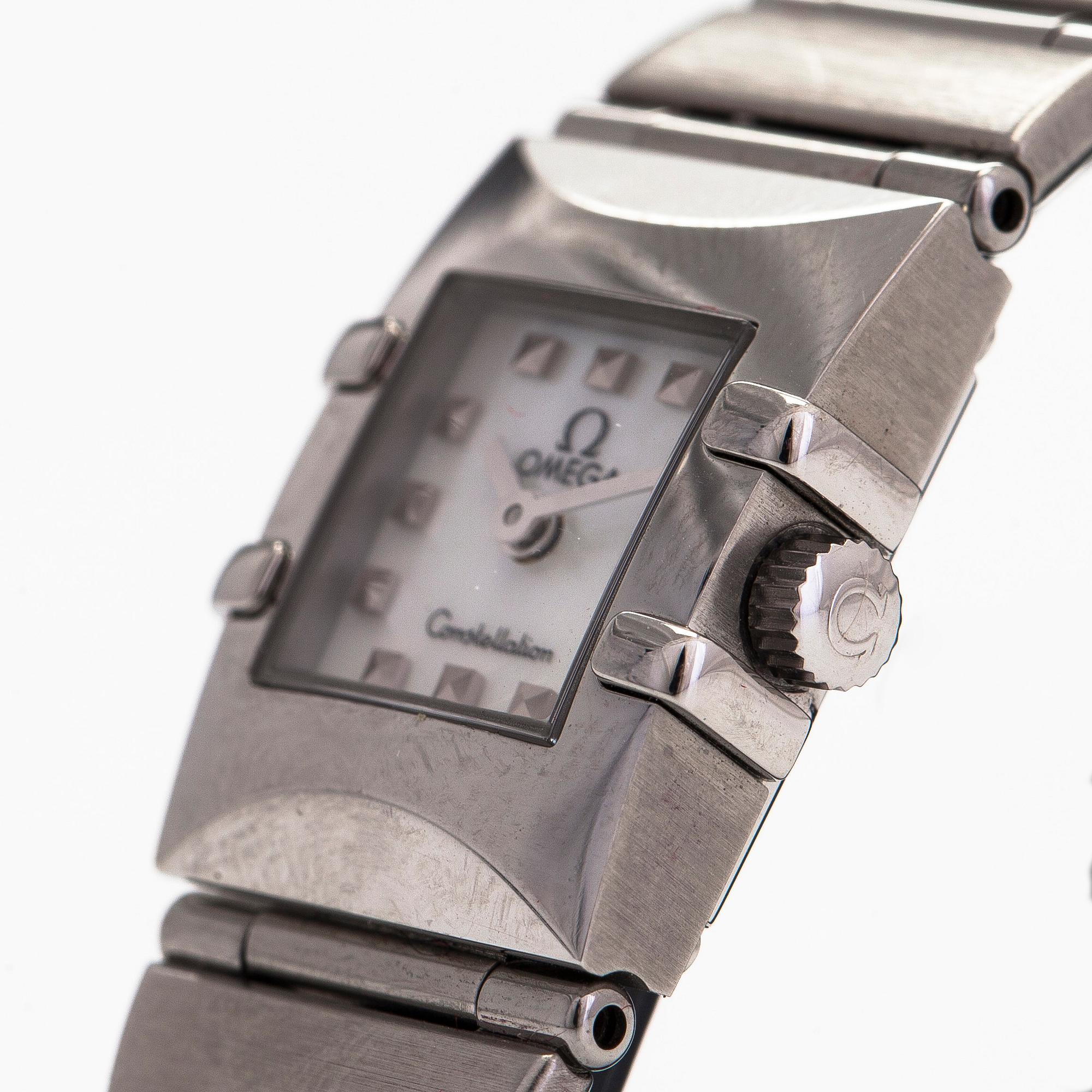 Omega, Constellation, Carre, wristwatch, 20 x 15 mm.