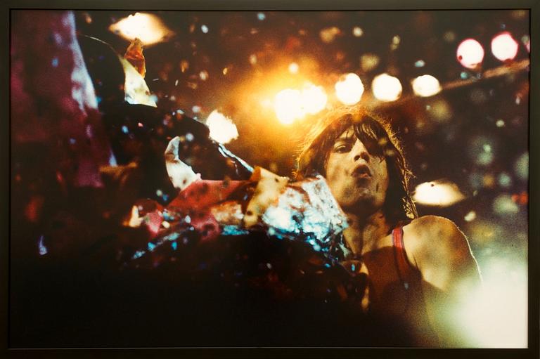 Torbjörn Calvero, "Confetti, Mick Jagger, Bremen, May 1976".