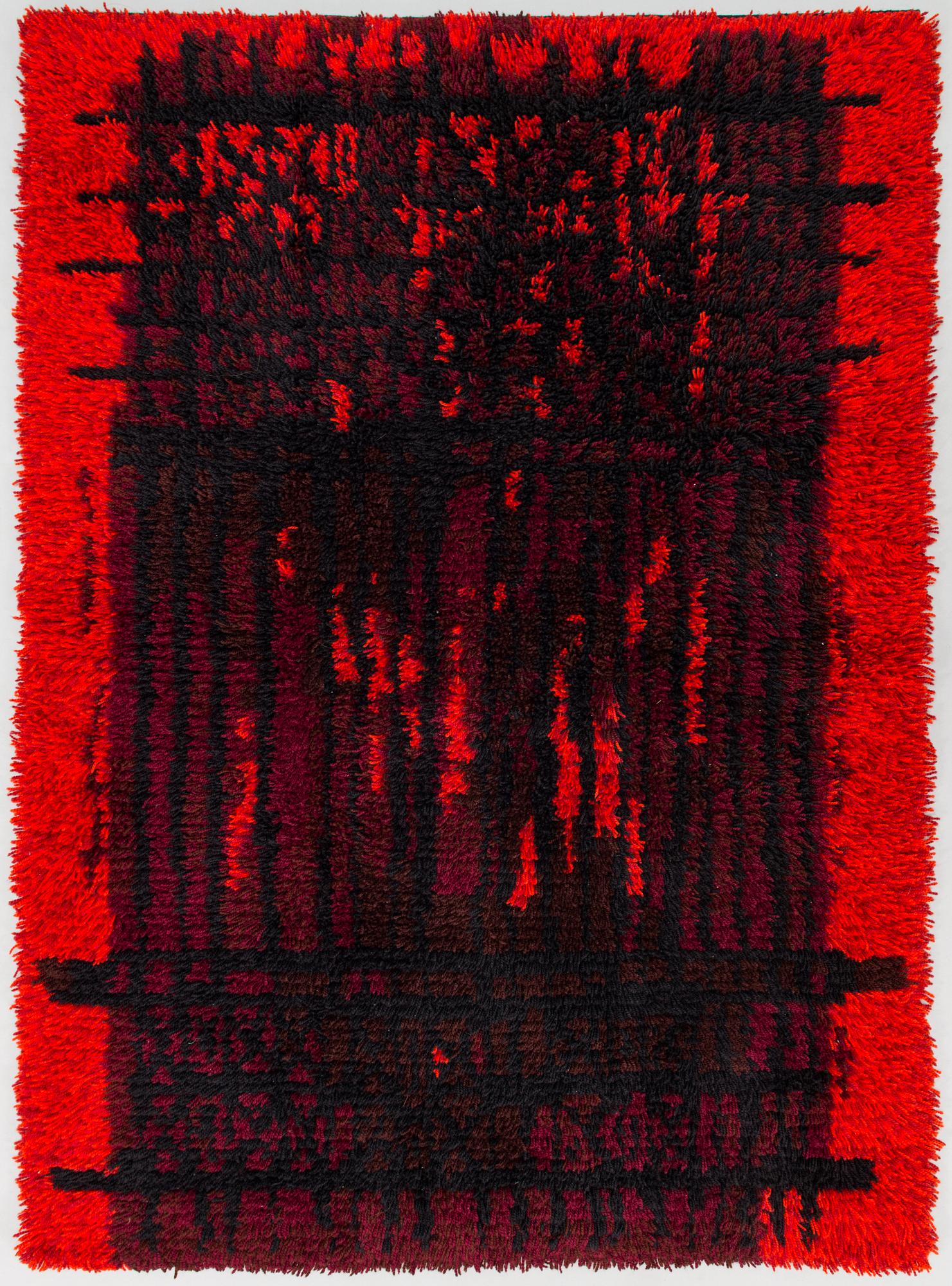 Kirsti Ilvessalo, ryijy, Ryijykutomo Koskinen. Noin 150x107cm.