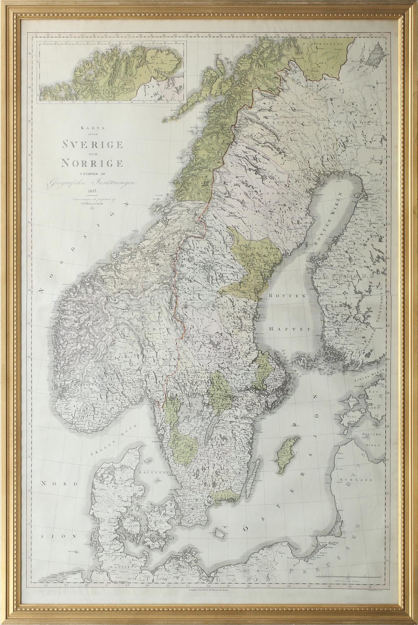 KARTA, daterad 1815.
