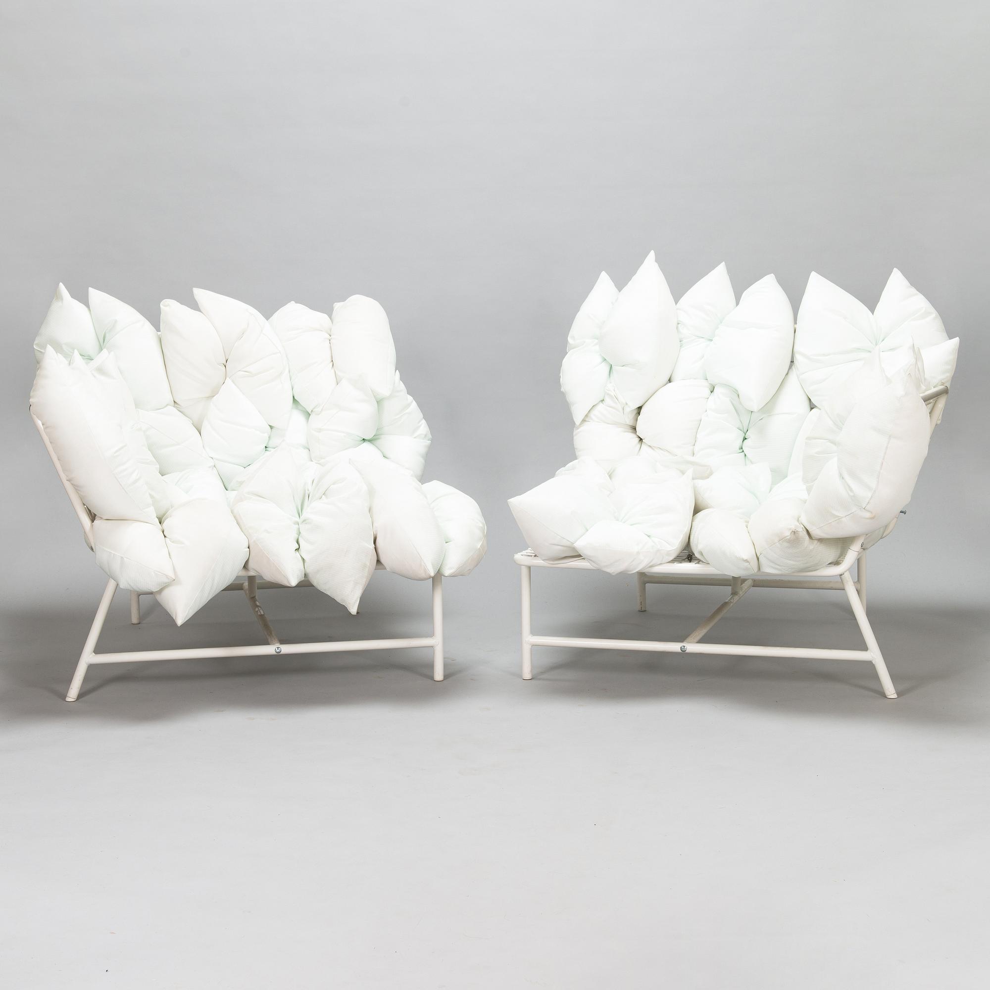 Kate Booy  & Joel Booy, Sofa or a pair of armchairs 'Loveseat with 36 pillows,' IKEA PS 2017.