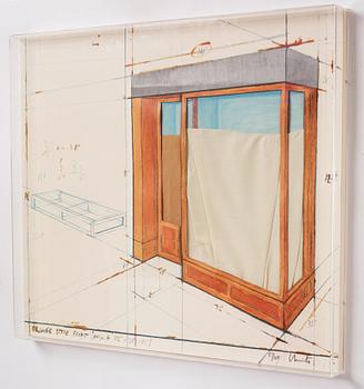 Christo & Jeanne-Claude, "Orange Store Front, Project".