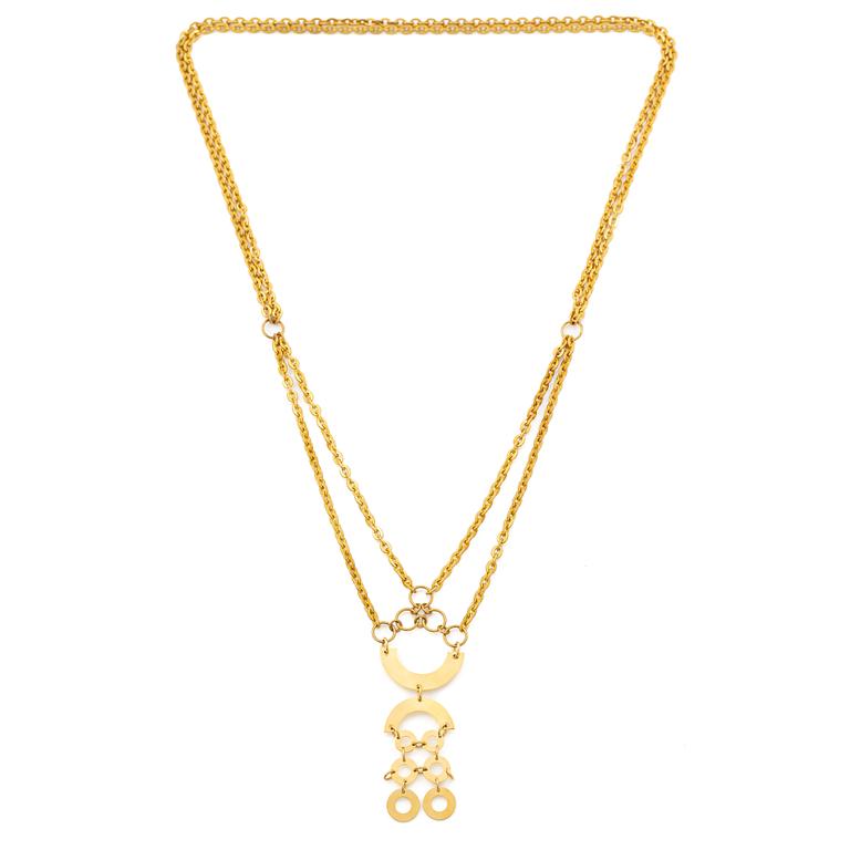 Siv Lagerström, brass necklace.