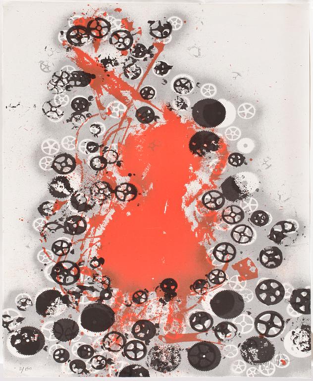 FERNANDEZ ARMAN, färglitografi, signerad och numrerad 2/150.