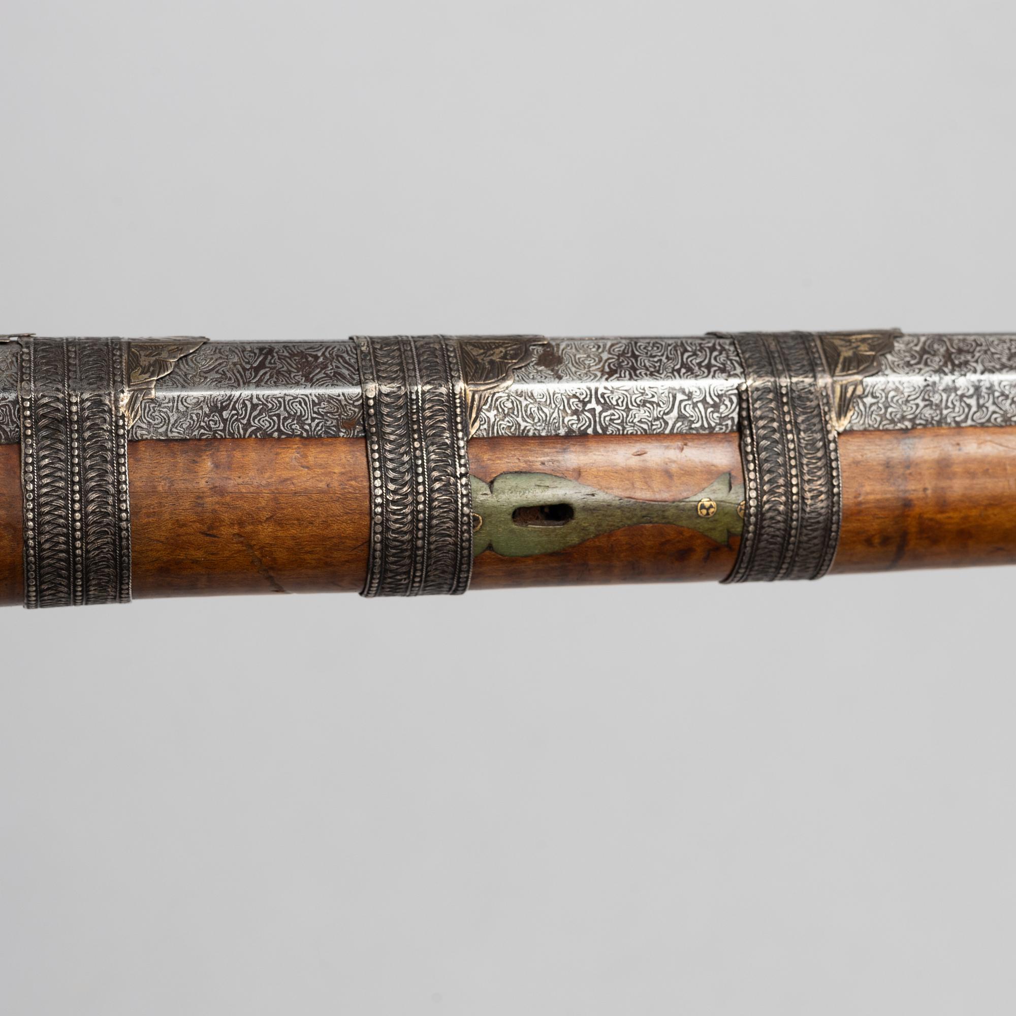 Flintlåsgevär, ottomanskt, 1700-talets slut.