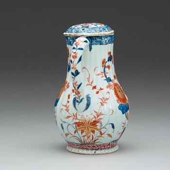 KANNA med LOCK, kompaniporslin. Qing dynastin, Kangxi (1662-1722).