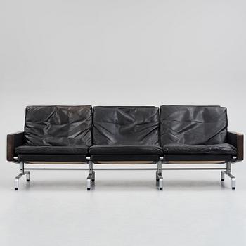 Poul Kjaerholm, soffa, PK31-3-sits, edition E Kold Christensen, Danmark.