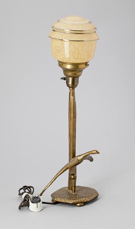 BORDSLAMPA, art deco, 1900-talets första hälft.