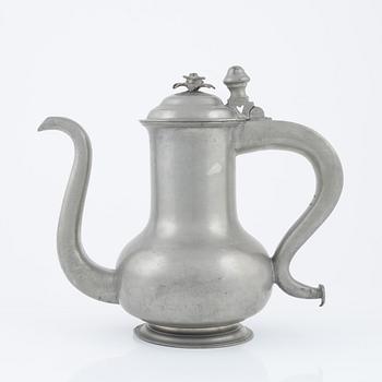 Vinkanna, tenn, av Anders Hedenbom d.y. , Örebro 1761.