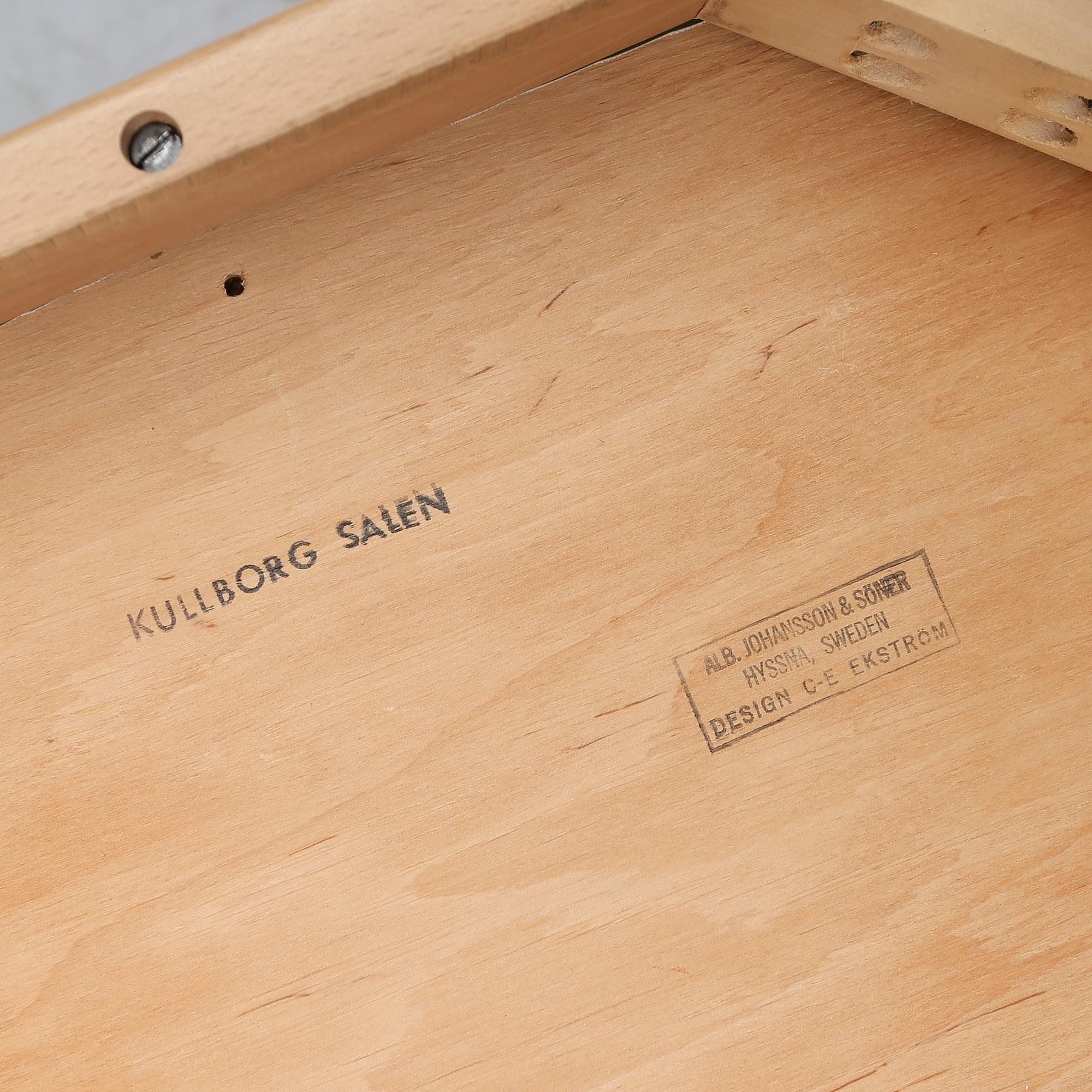 STOLAR, 10 st, C-E Ekström, Alb. Johansson & söner, Hyssna, 1900-talets andra hälft.