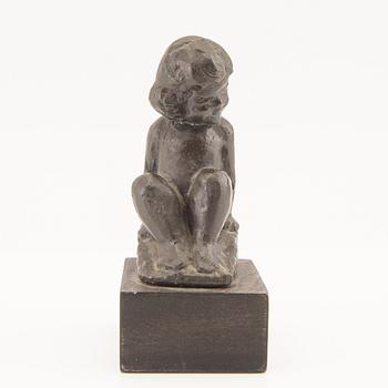 Carl-Einar Borgström, signed metal sculpture.