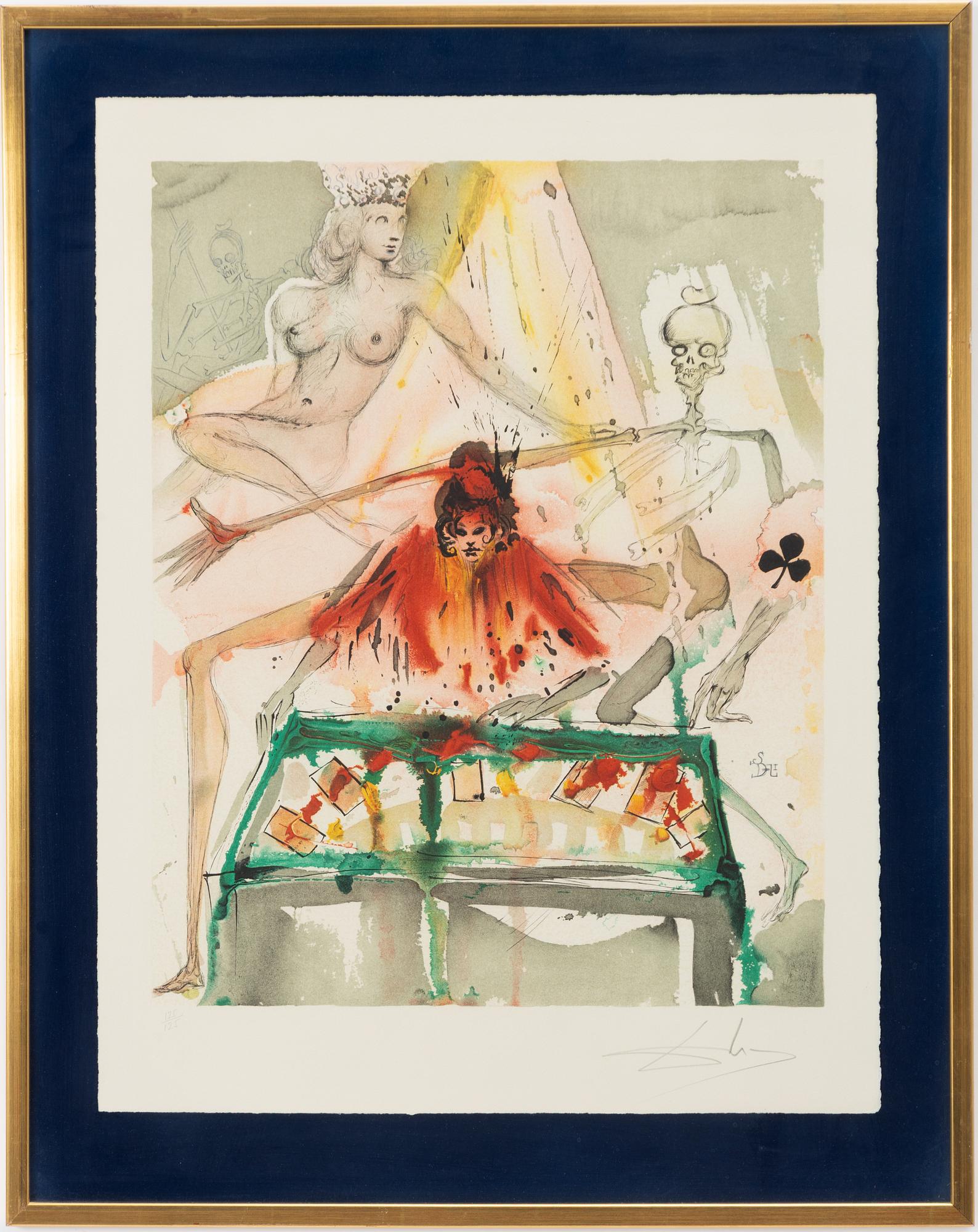 Salvador Dalí, "The Cards Foretell Carmen's Death", from "Carmen".