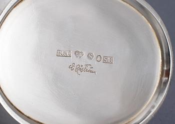 KAFFESERVIS, 4 delar, silver, Eric Råström, Stockholm 1944. 1715 gram.