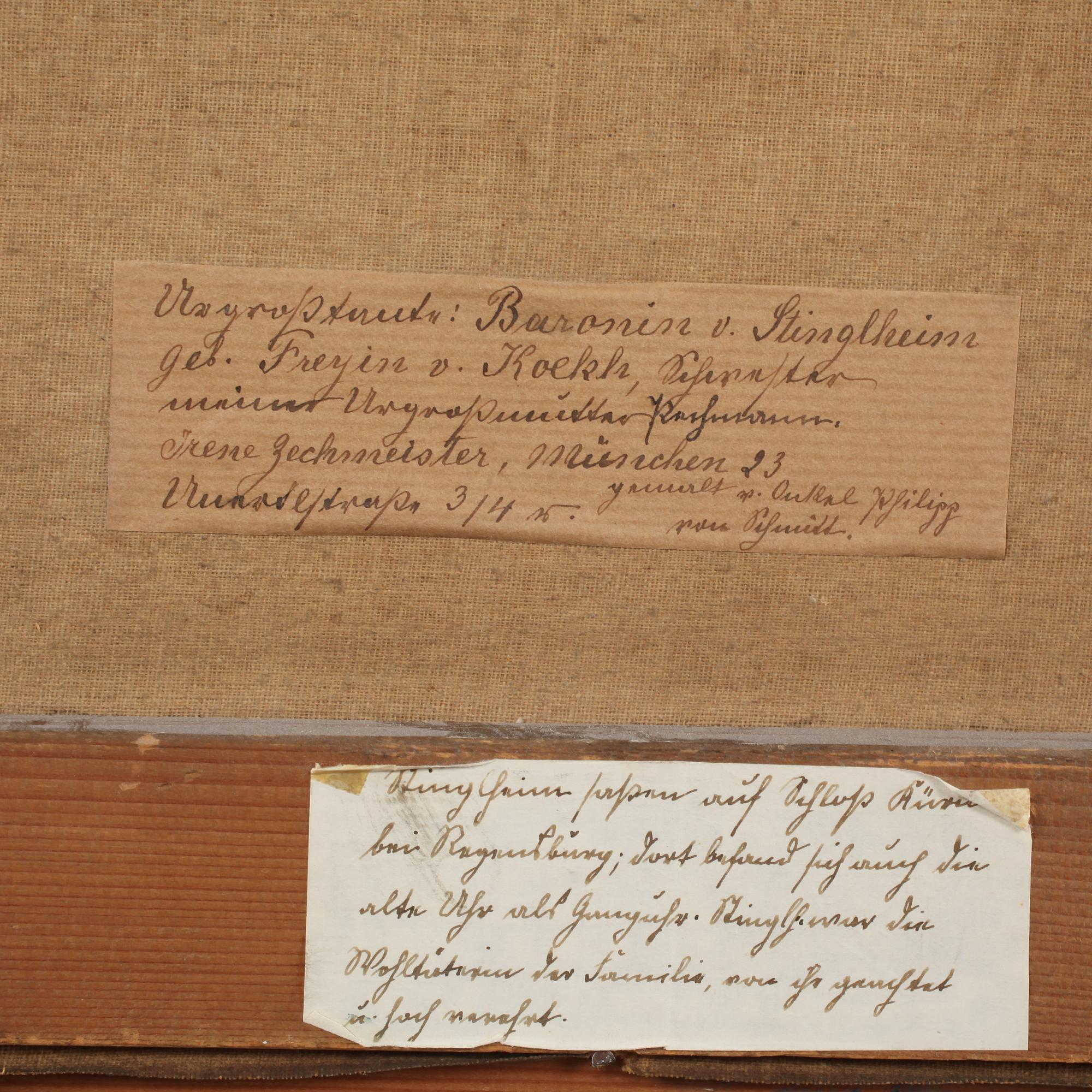 OKÄND KONSTNÄR, olja på duk, 1800-tal.