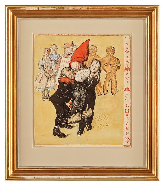 Carl Larsson, "Nu ha vi jul igen" (It's Christmas again).