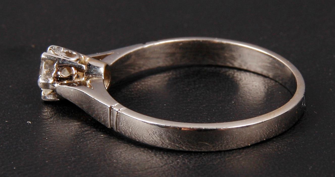 RING, diamant, 18 K vitguld, Sture Rosin, 1974.