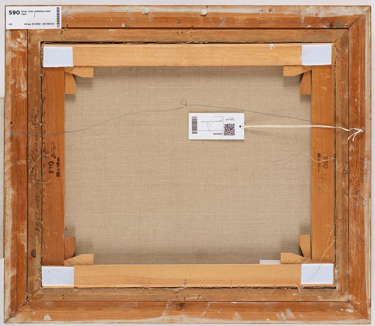 Einar Jolin, Still life with lilies.