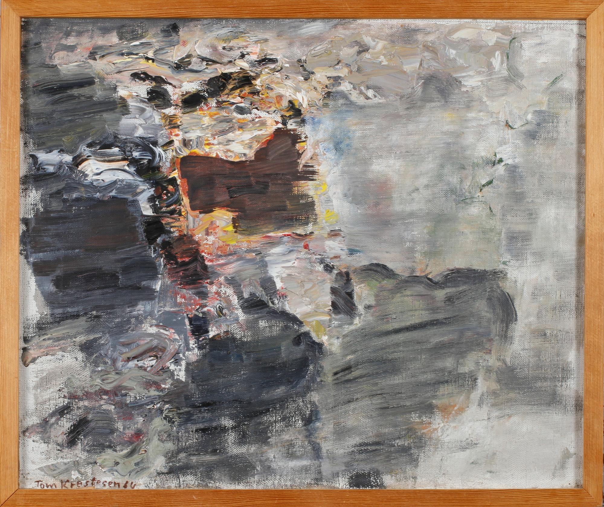 TOM KRESTESEN, olja på duk, signerad och daterad 84?.