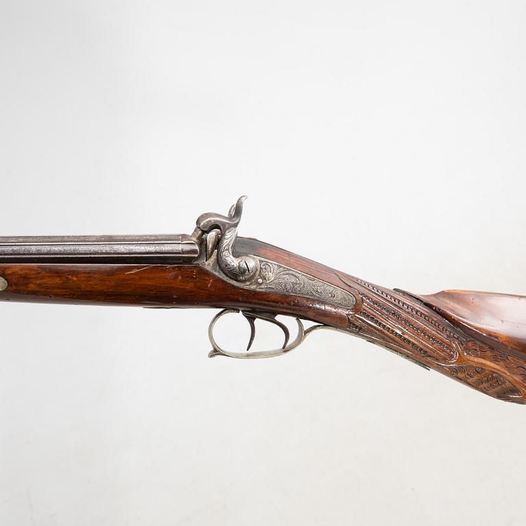 Hagelgevär slaglås, Damas Fin, Belgien, 1800-talets mitt / senare del.